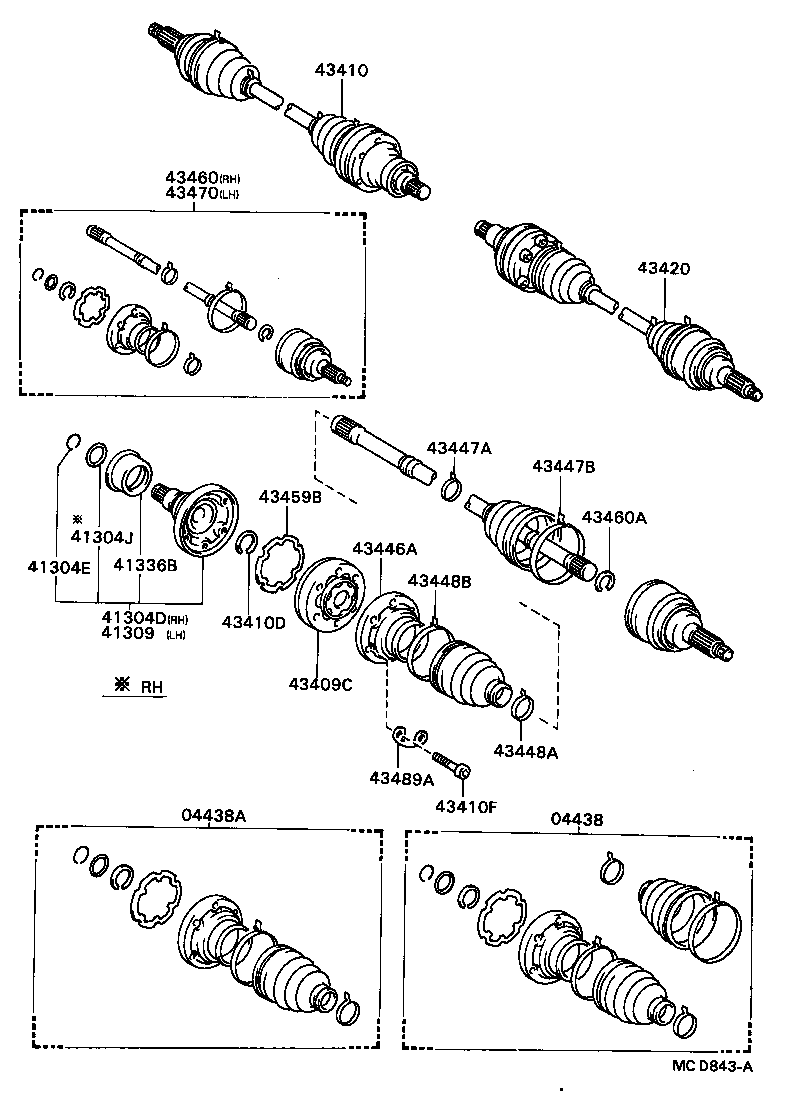  CELICA |  FRONT DRIVE SHAFT