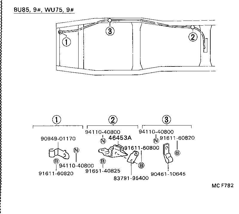  DYNA TOYOACE |  PARKING BRAKE CABLE