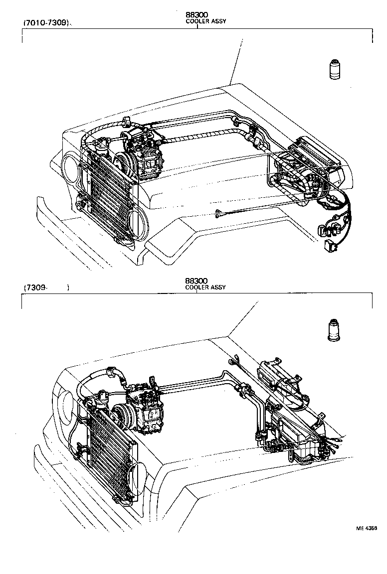  LAND CRUISER VAN |  HEATING AIR CONDITIONING SET