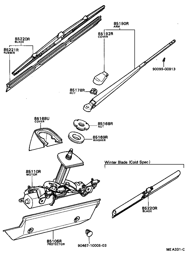  SOARER |  REAR WIPER