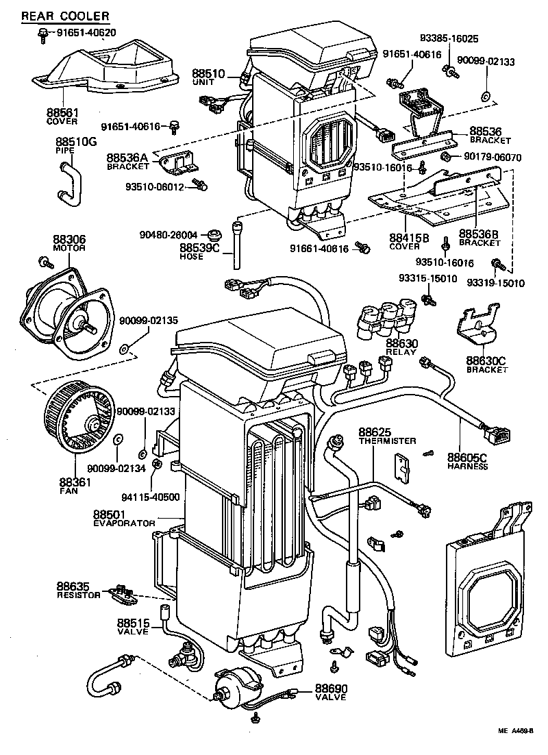  LITE TOWNACE TRUCK |  HEATING AIR CONDITIONING COOLER UNIT