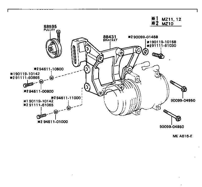  SOARER |  HEATING AIR CONDITIONING COMPRESSOR