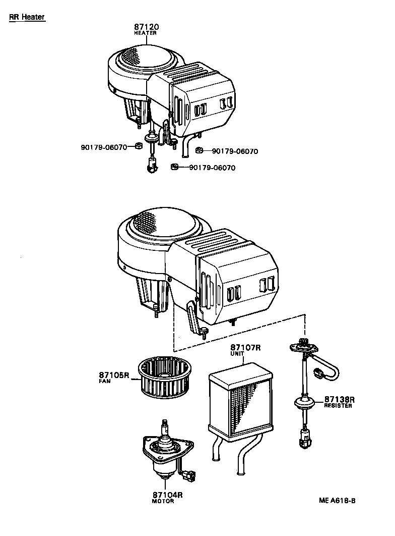  DYNA |  HEATING AIR CONDITIONING HEATER UNIT BLOWER