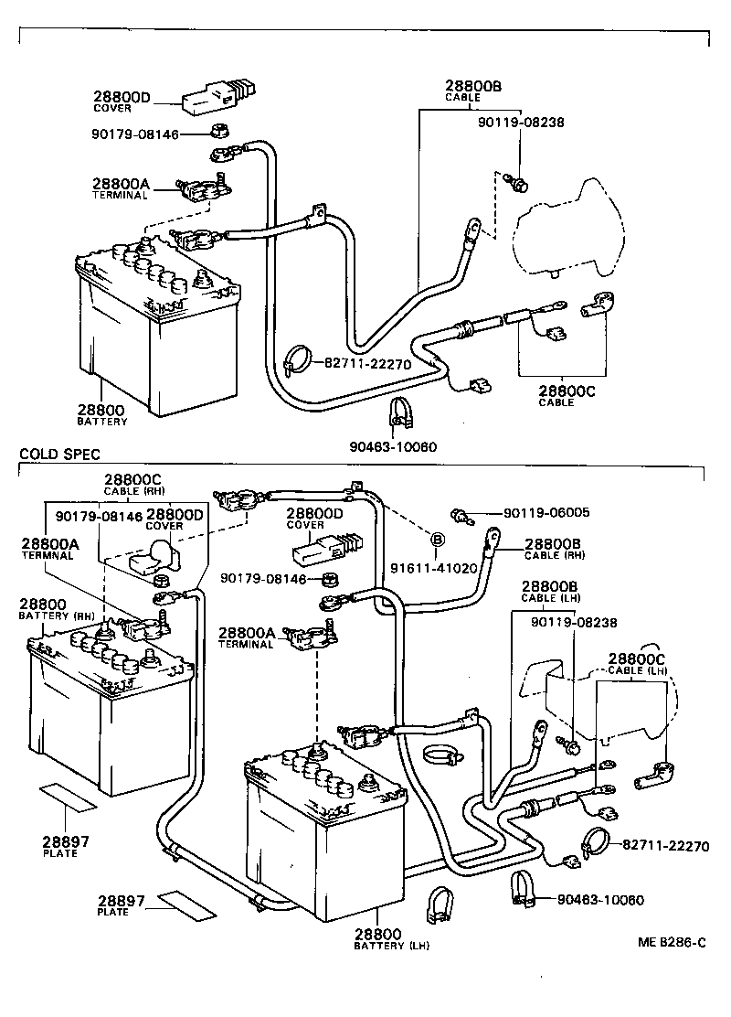  SPRINTER |  BATTERY BATTERY CABLE