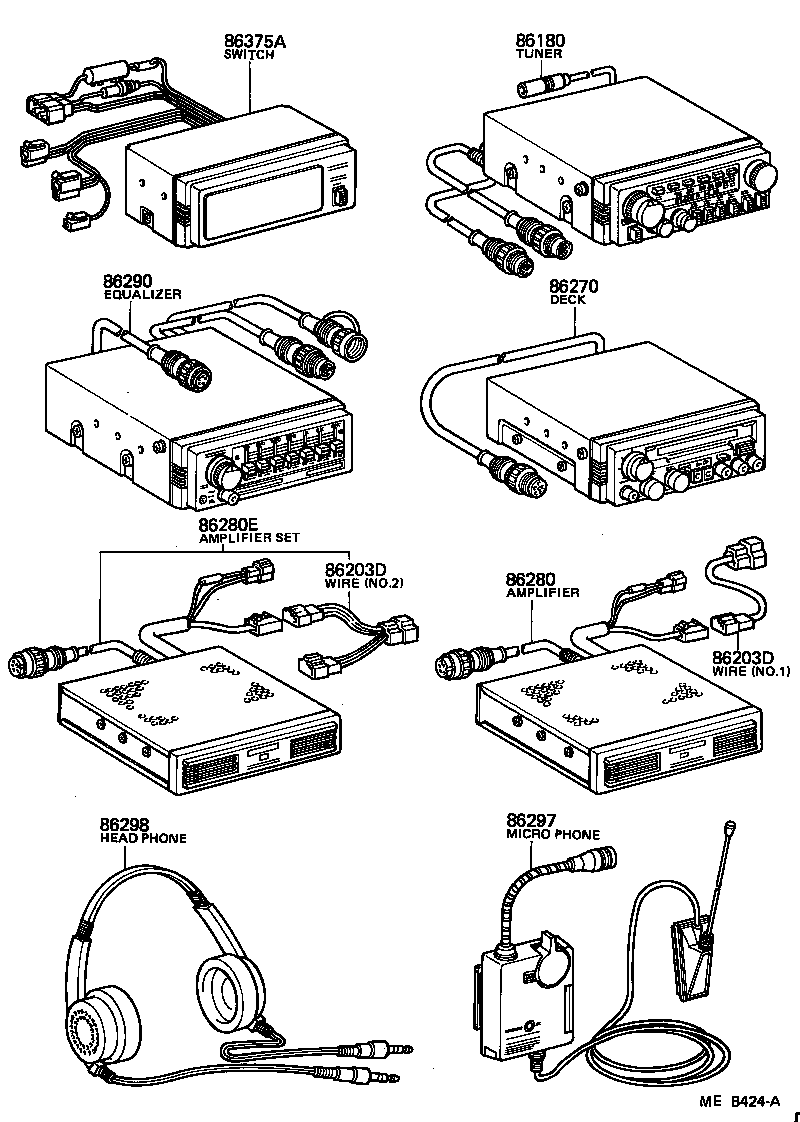  LITE TOWNACE TRUCK |  RADIO RECEIVER AMPLIFIER CONDENSER