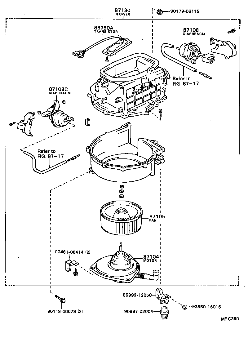  CENTURY |  HEATING AIR CONDITIONING HEATER UNIT BLOWER