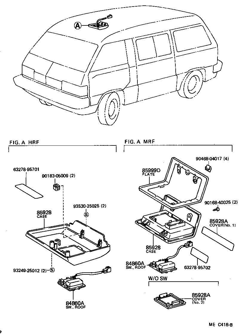  LITE TOWNACE TRUCK |  SWITCH RELAY COMPUTER