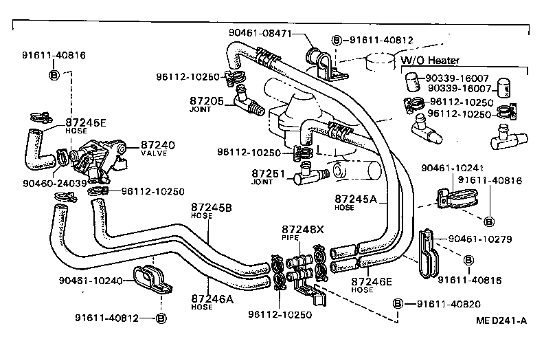  DYNA TOYOACE |  HEATING AIR CONDITIONING WATER PIPING