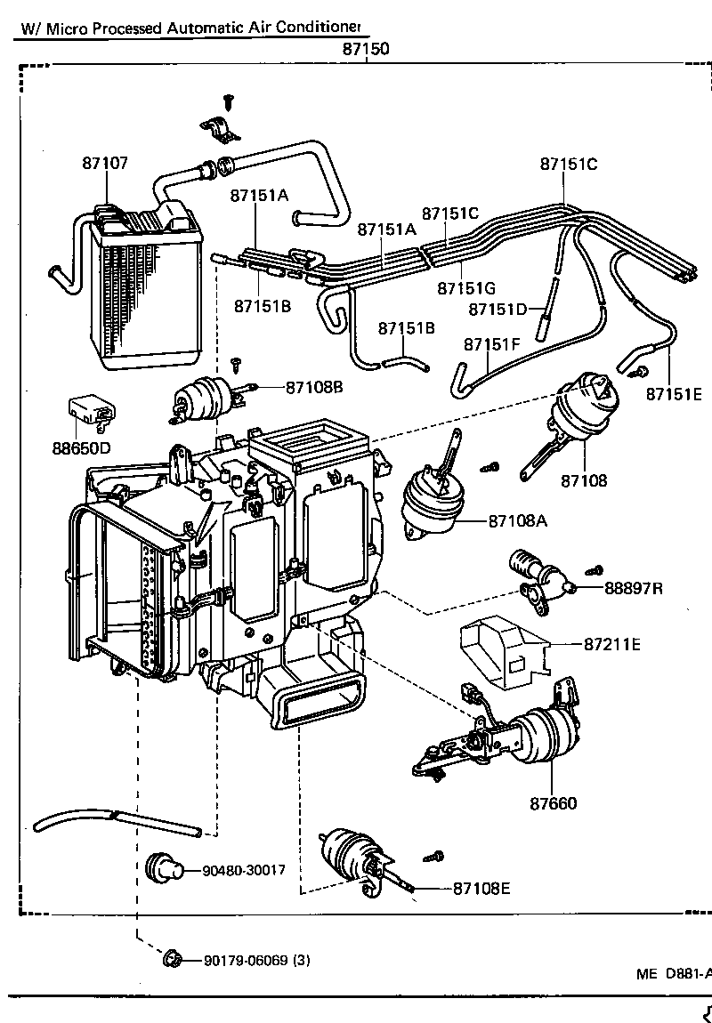  CROWN |  HEATING AIR CONDITIONING HEATER UNIT BLOWER