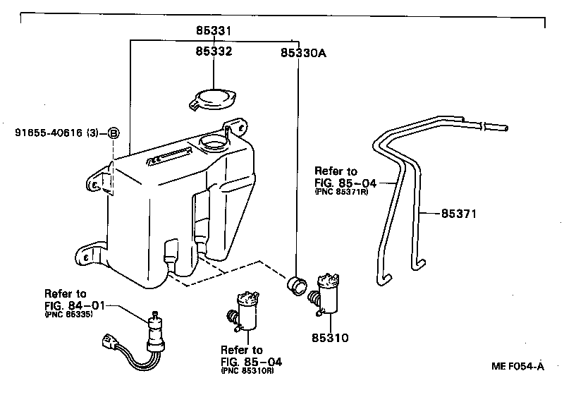  SPRINTER CARIB |  WINDSHIELD WASHER