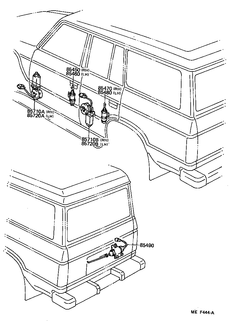  LAND CRUISER VAN |  DOOR MOTOR DOOR SOLENOID