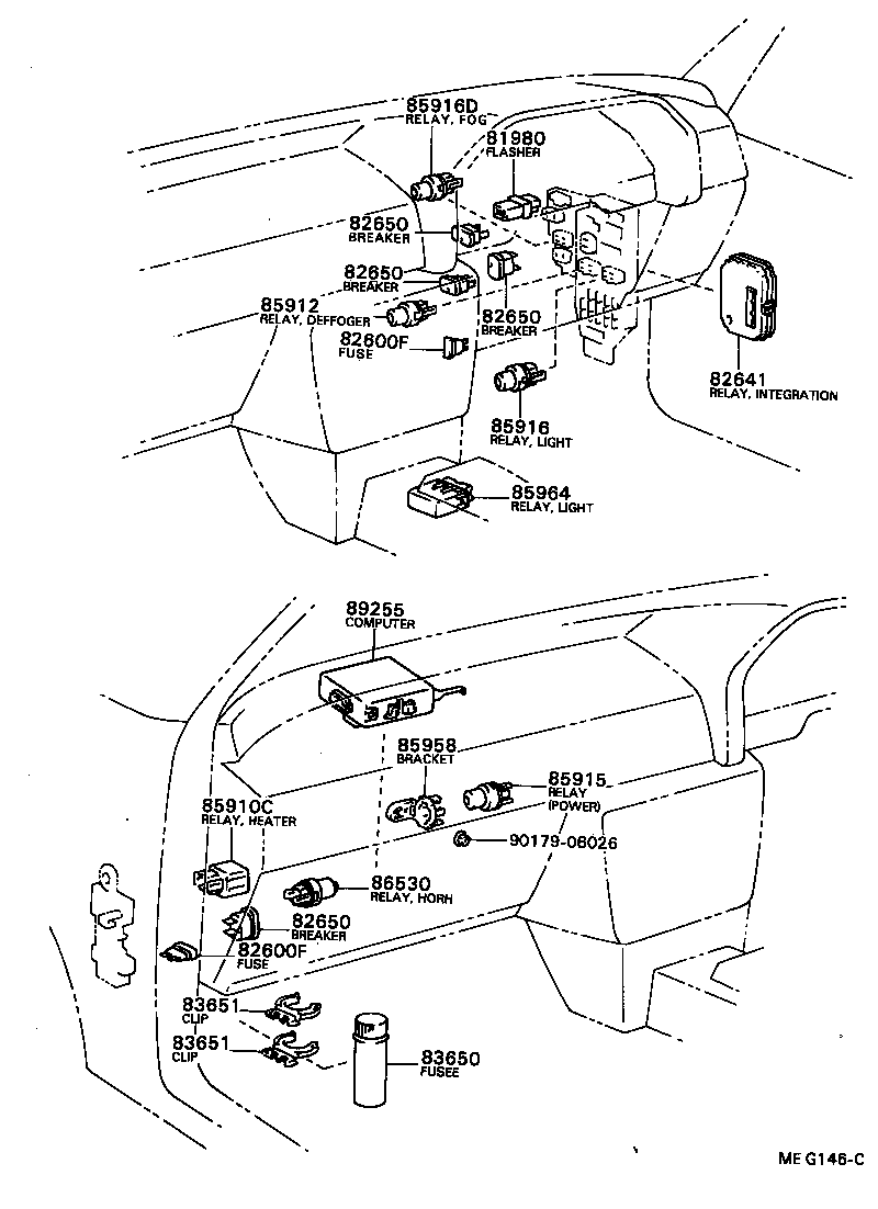  CELICA |  SWITCH RELAY COMPUTER