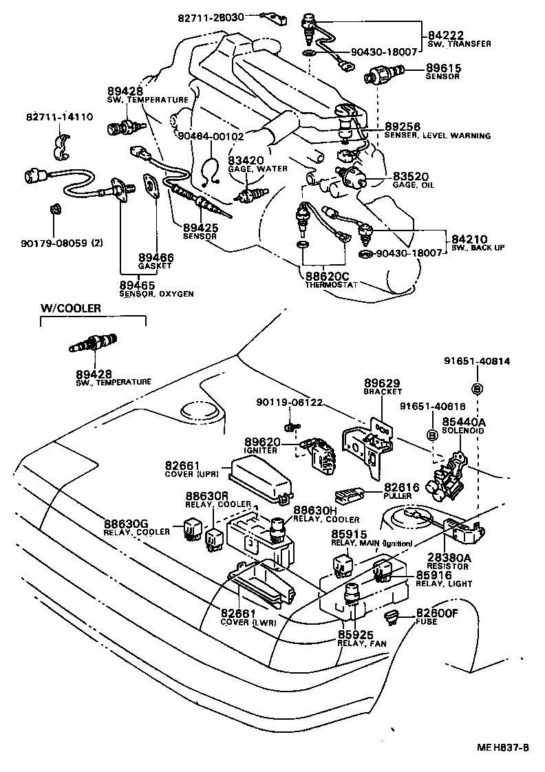  CELICA |  SWITCH RELAY COMPUTER