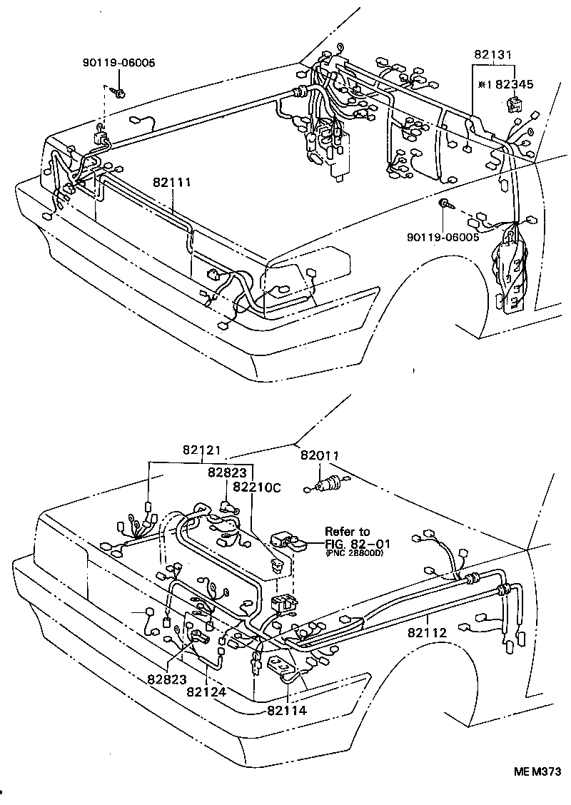  CARINA FF |  WIRING CLAMP