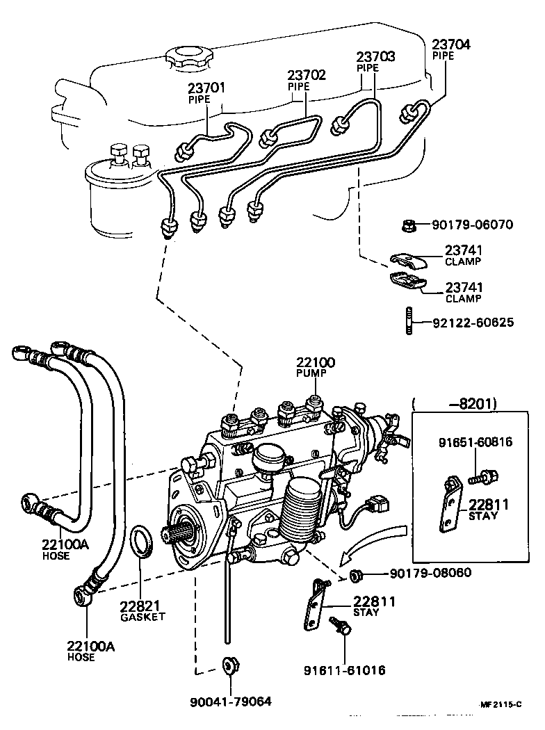  TOYOACE |  INJECTION PUMP ASSEMBLY