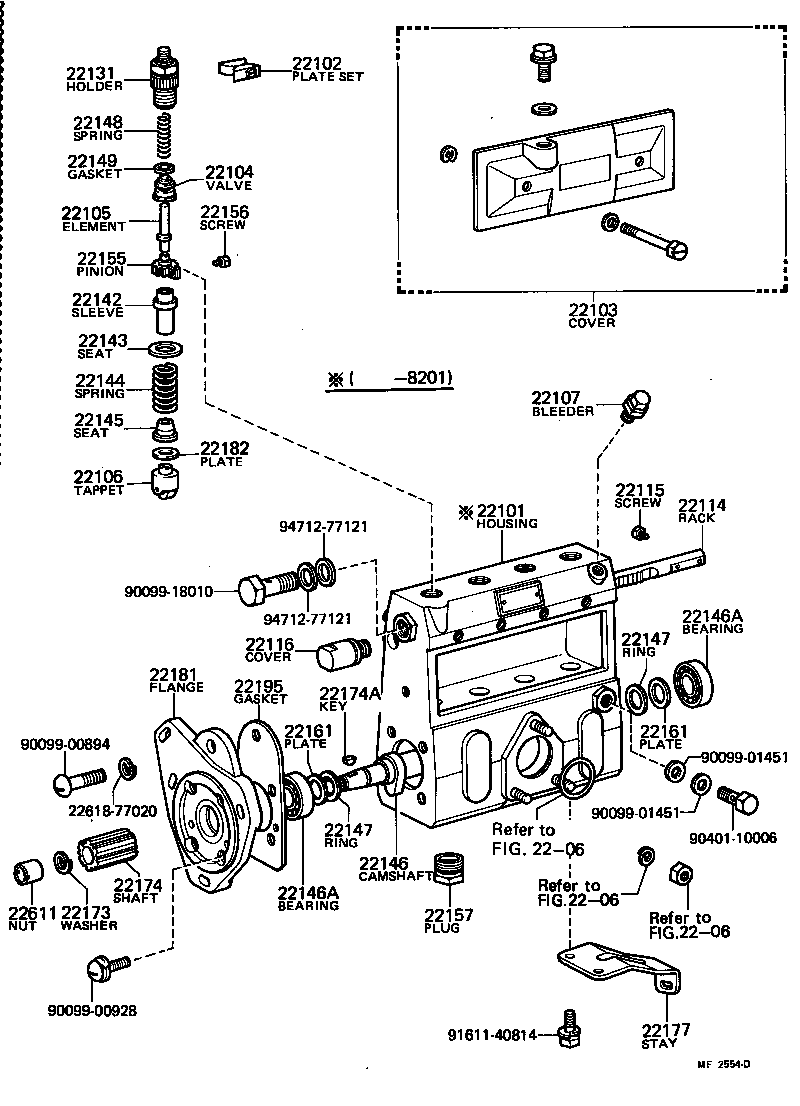  TOYOACE |  INJECTION PUMP BODY