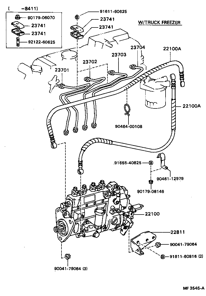  DYNA TOYOACE |  INJECTION PUMP ASSEMBLY