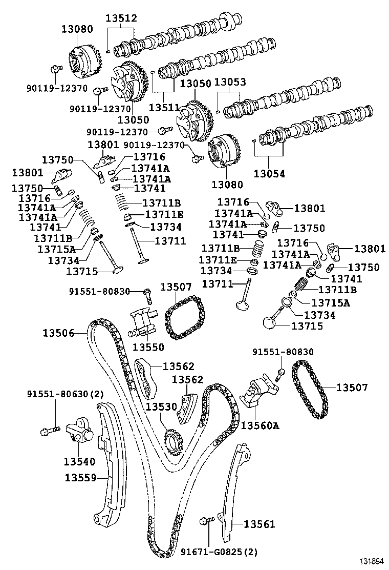  ES250 350 300H |  CAMSHAFT VALVE