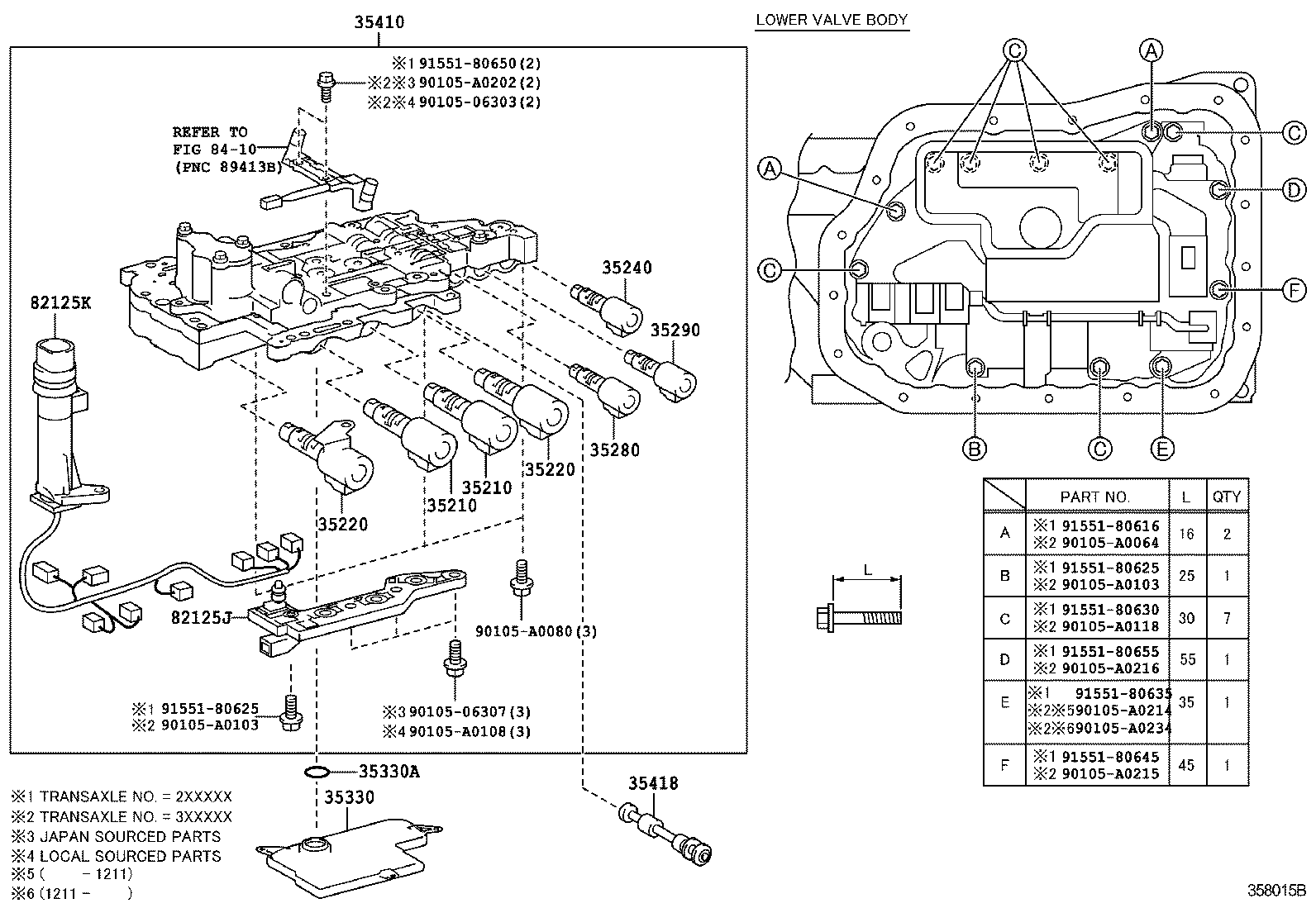  CAMRY HYBRID |  VALVE BODY OIL STRAINER ATM