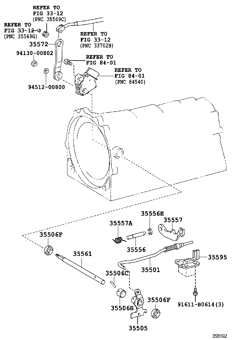  GS250 350 450H |  THROTTLE LINK VALVE LEVER ATM