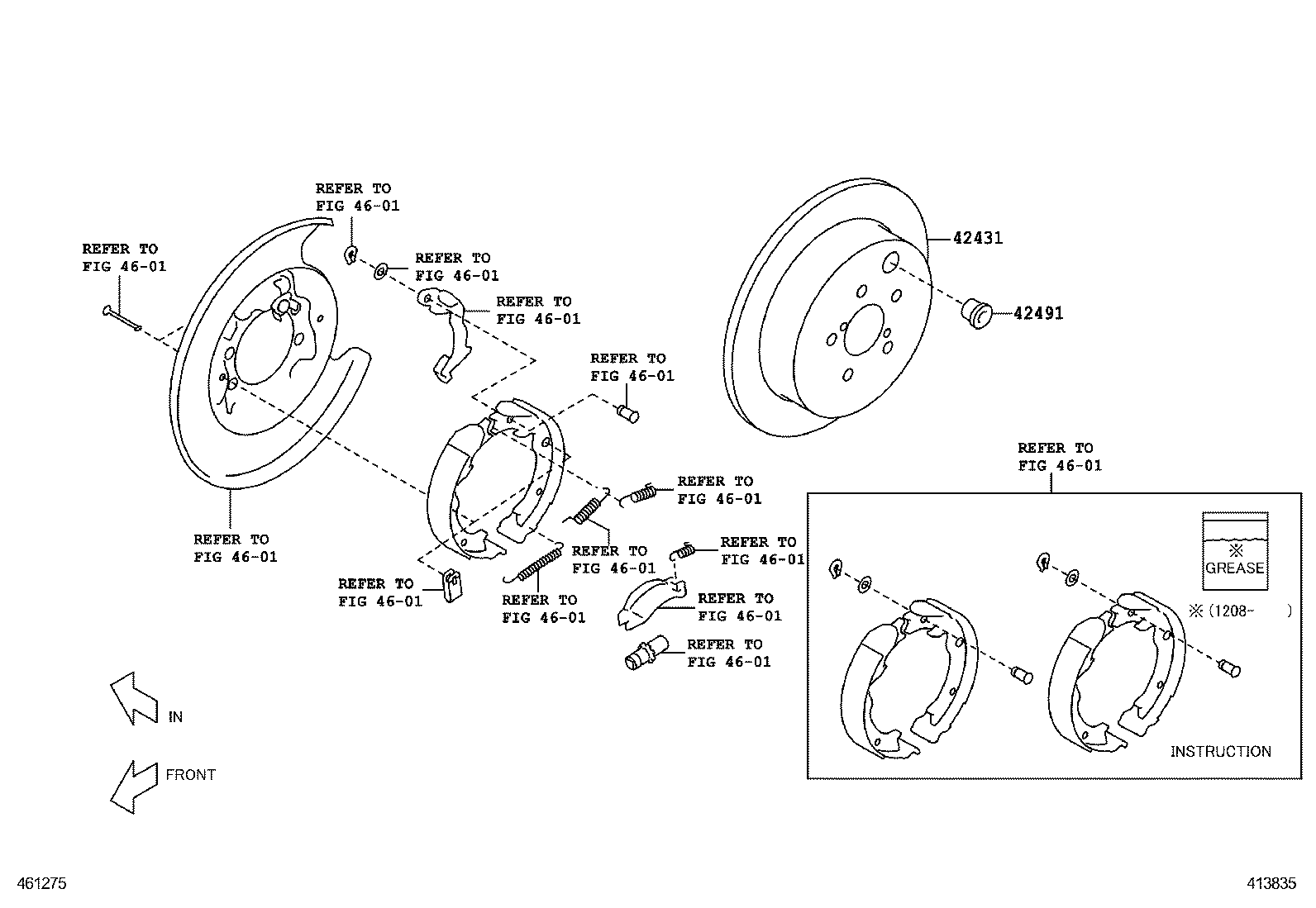  SCION FR S |  REAR AXLE SHAFT HUB