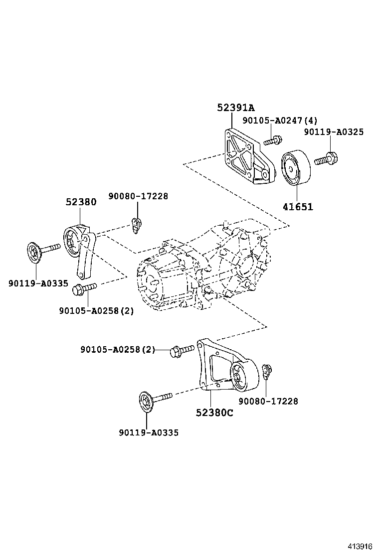  RAV4 NAP |  REAR AXLE HOUSING DIFFERENTIAL