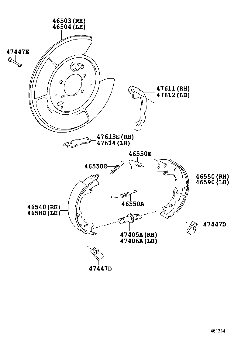  AVALON |  PARKING BRAKE CABLE