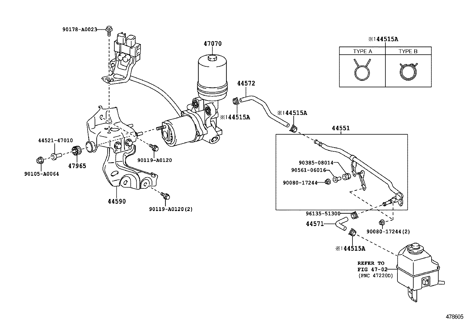  AVALON |  BRAKE TUBE CLAMP