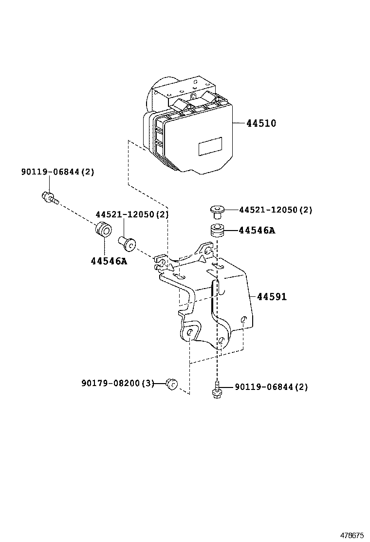  RAV4 JPP |  BRAKE TUBE CLAMP