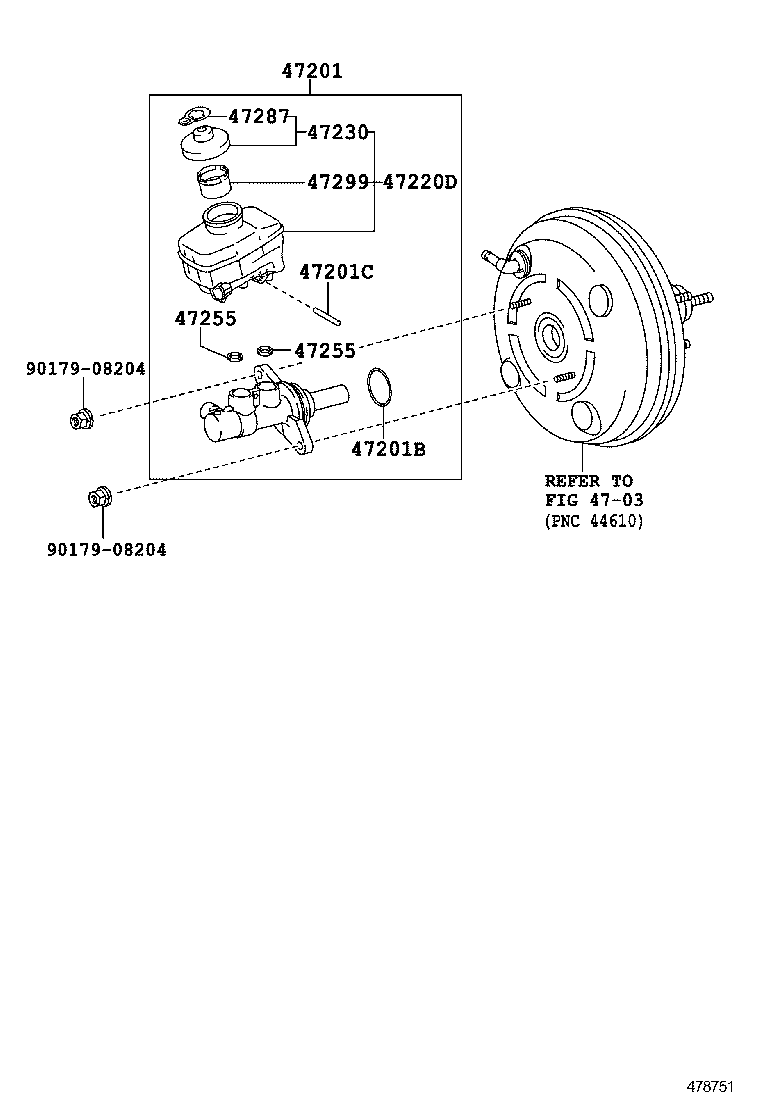  IS250 350 |  BRAKE MASTER CYLINDER