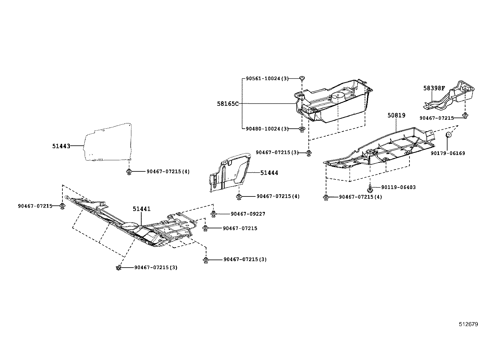  RAV4 JPP |  SUSPENSION CROSSMEMBER UNDER COVER