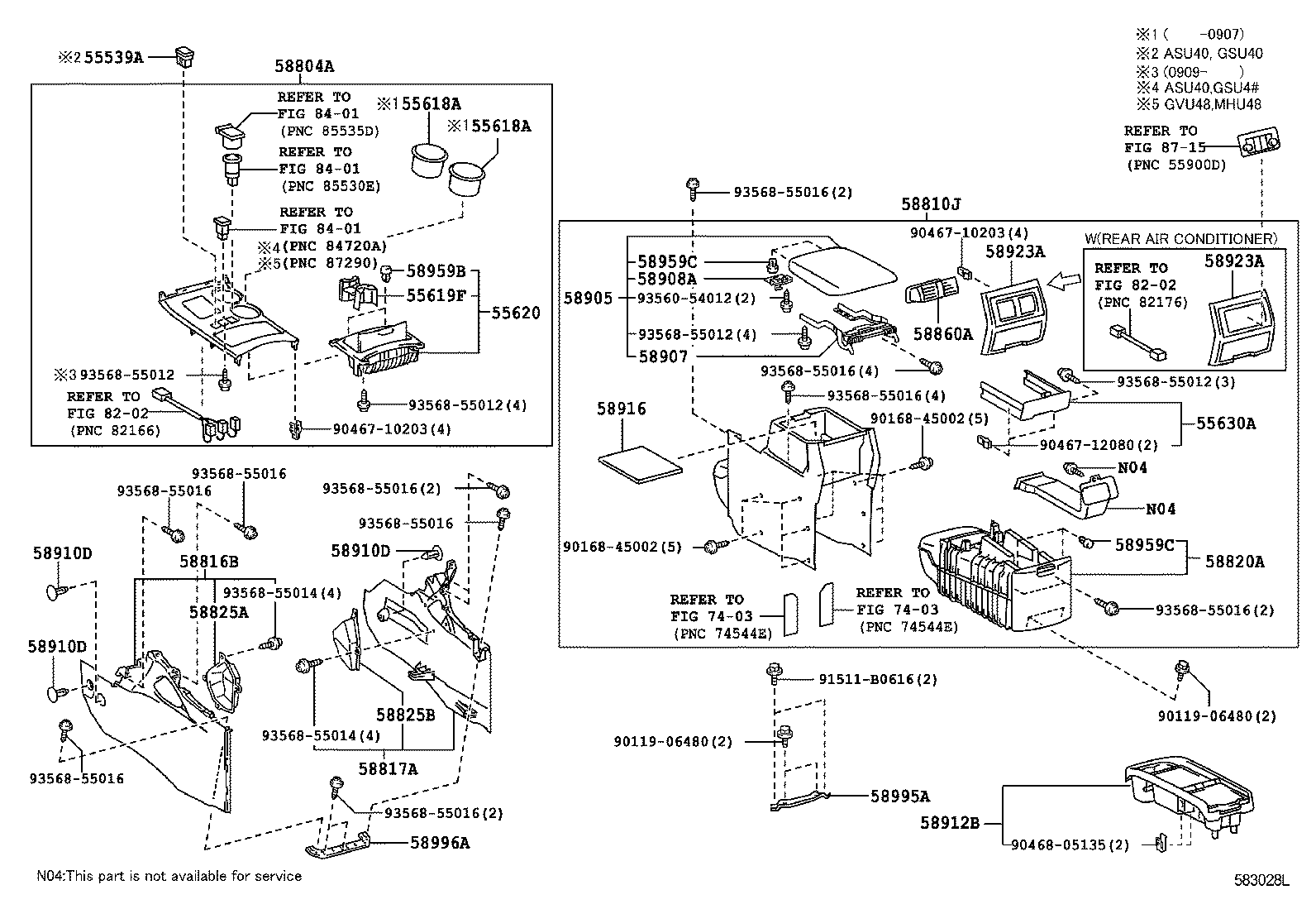  HIGHLANDER |  CONSOLE BOX BRACKET