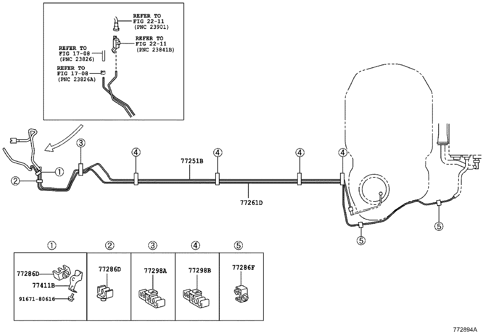  CT200H |  FUEL TANK TUBE