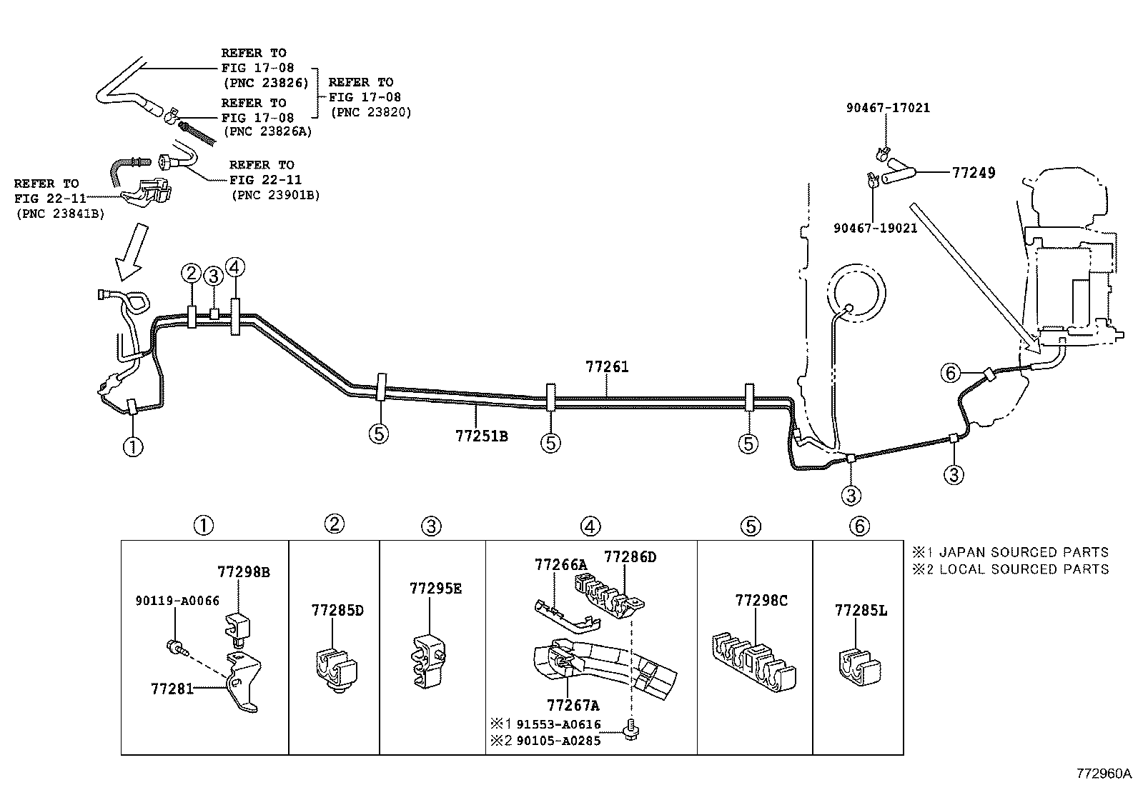  CAMRY HYBRID |  FUEL TANK TUBE