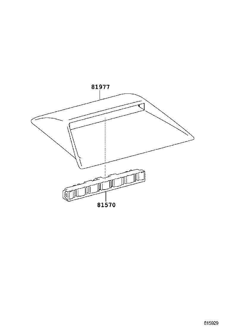  GS250 350 450H |  CENTER STOP LAMP