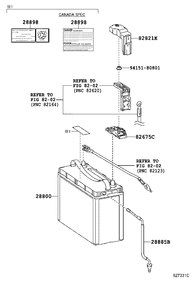  CT200H |  BATTERY BATTERY CABLE