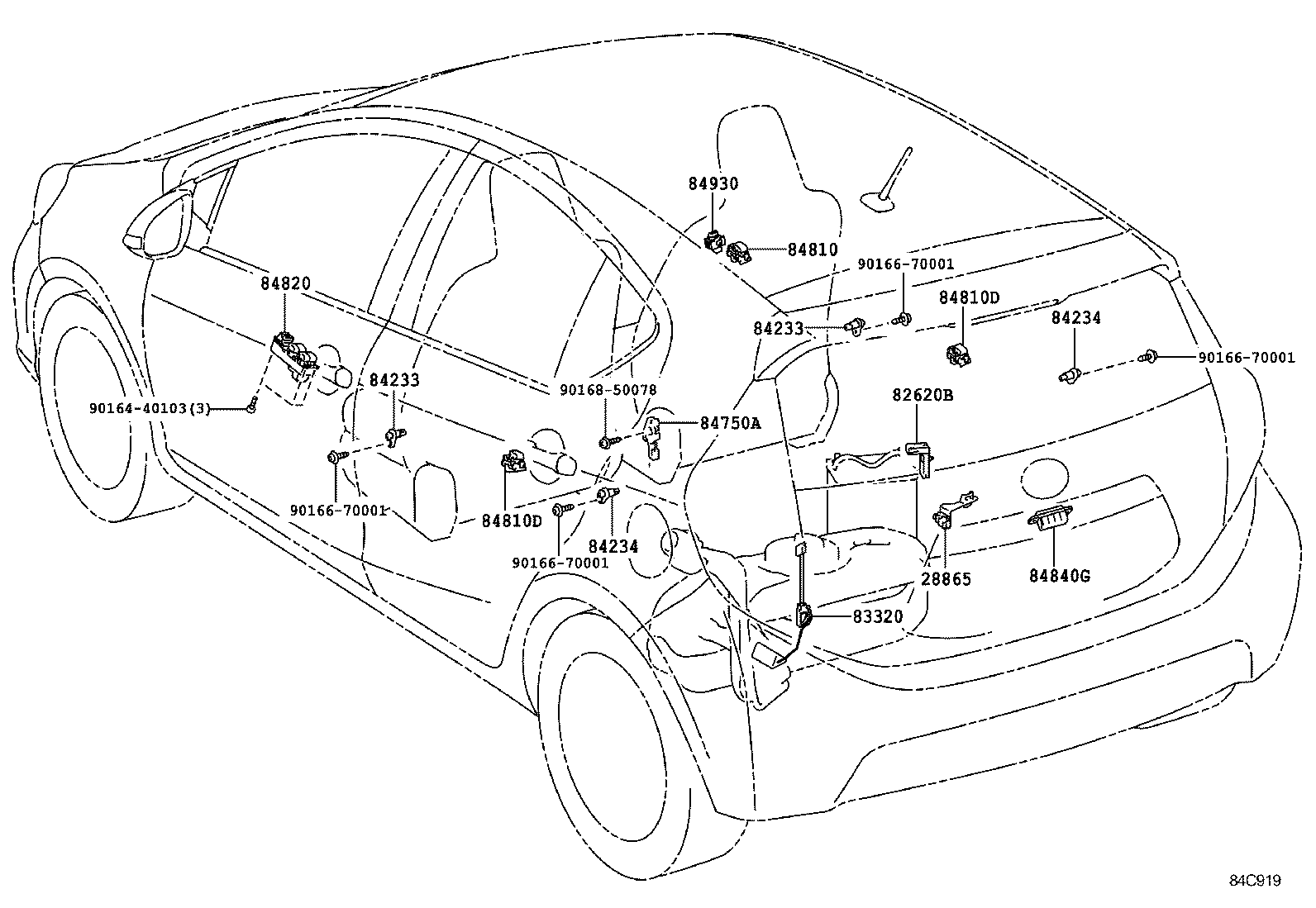  PRIUS C |  SWITCH RELAY COMPUTER