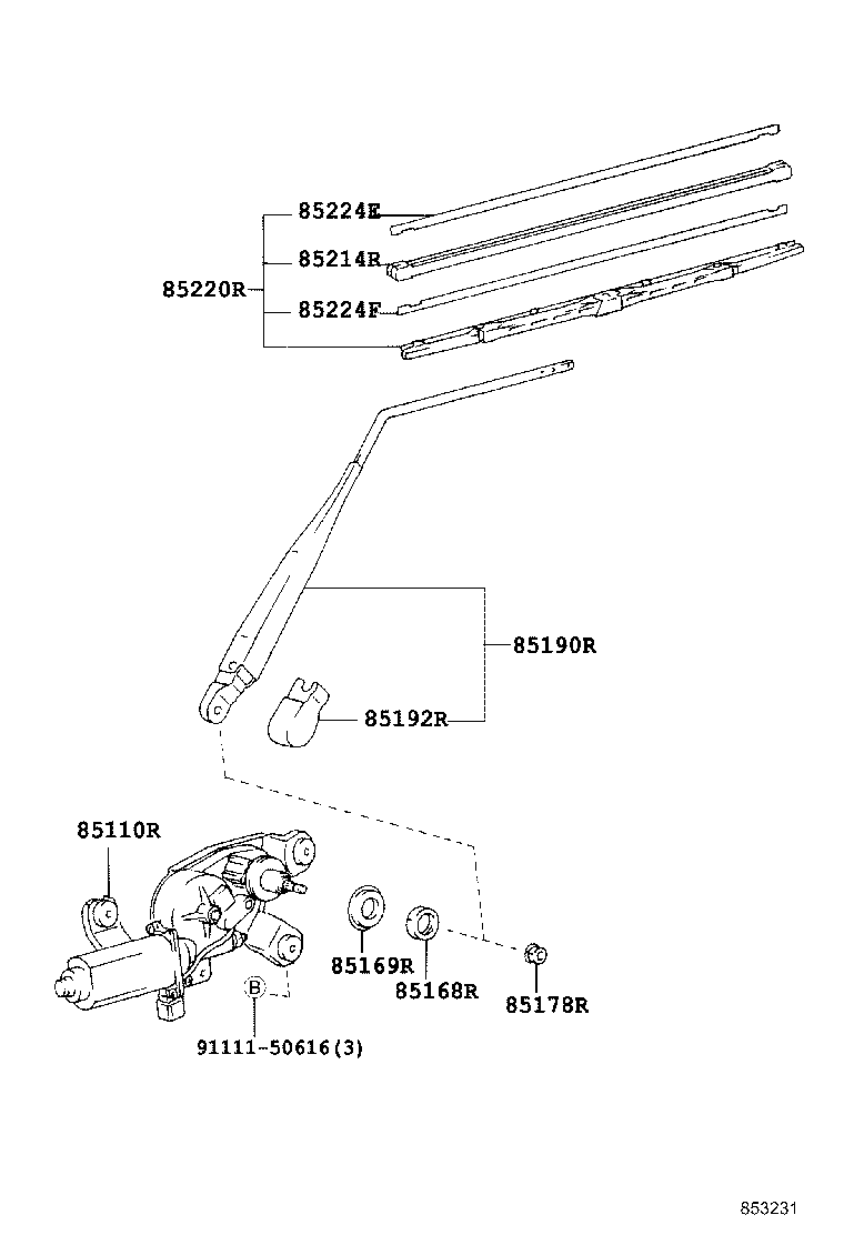  LAND CRUISER 70 |  REAR WIPER