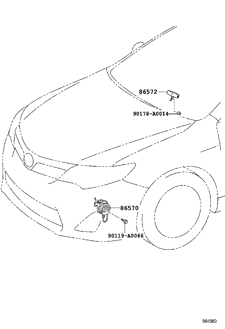  CAMRY HYBRID |  HORN