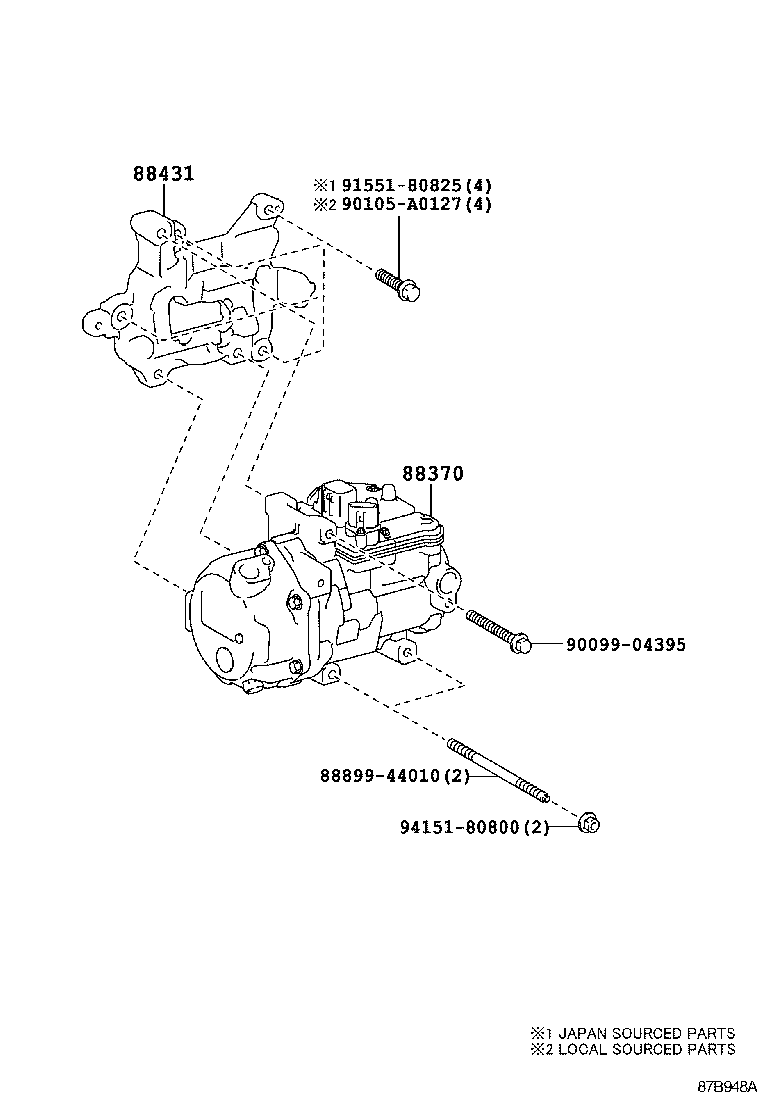  CAMRY HYBRID |  HEATING AIR CONDITIONING COMPRESSOR