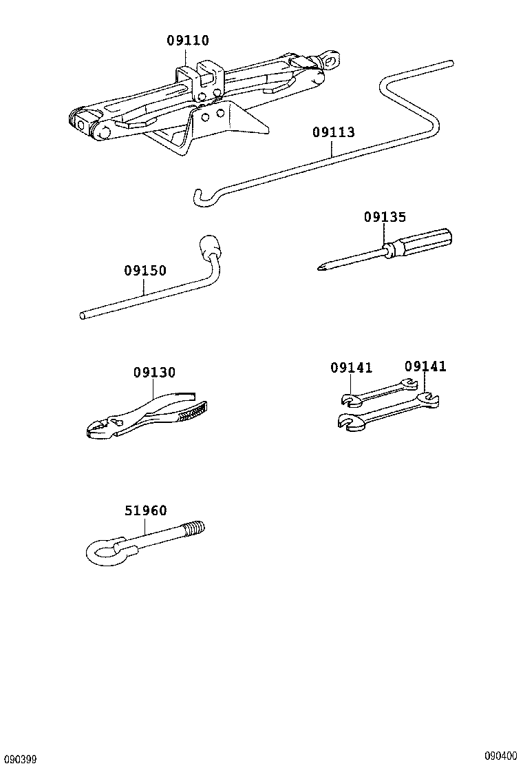  ES350 |  STANDARD TOOL