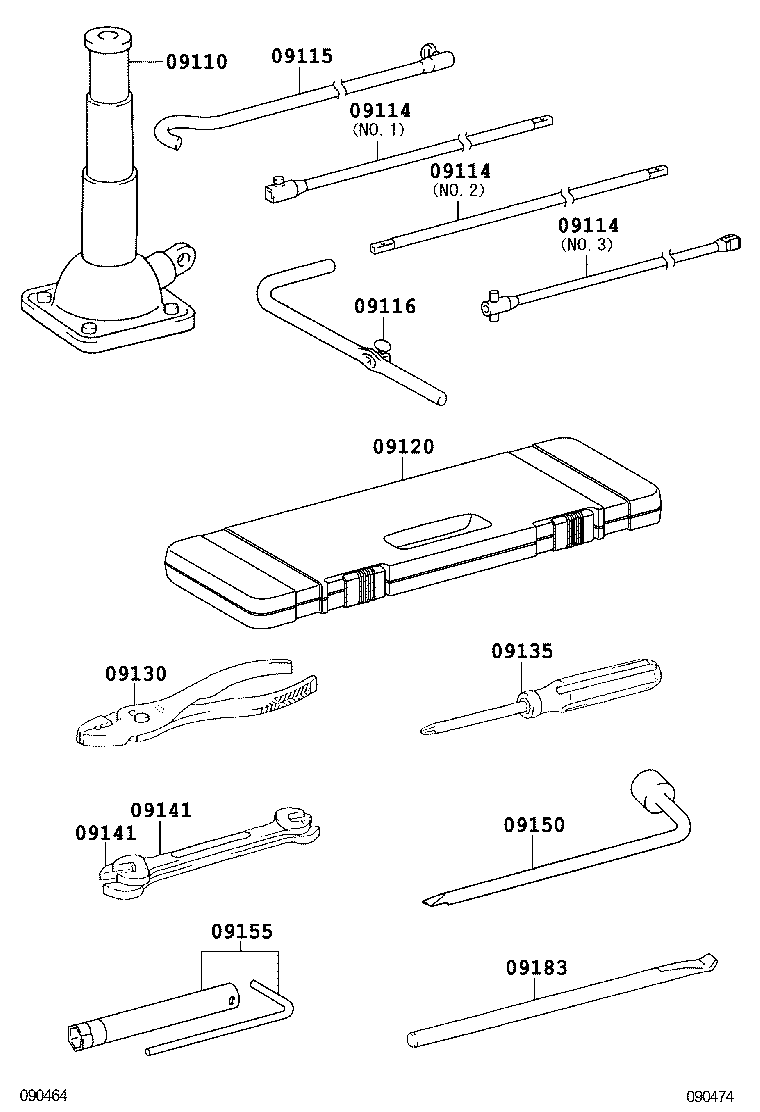  LX570 |  STANDARD TOOL