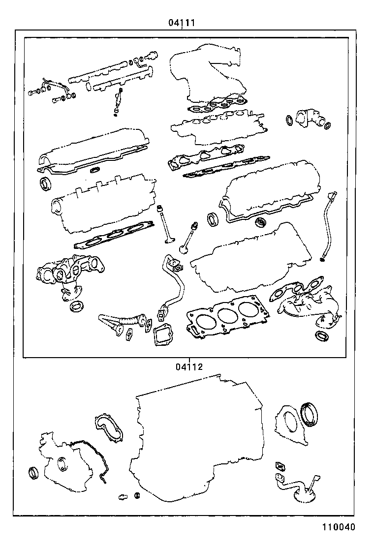  ES300 |  ENGINE OVERHAUL GASKET KIT