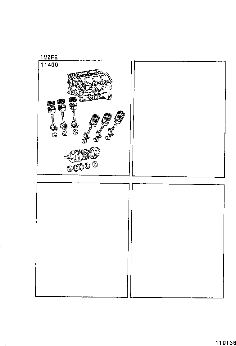  ES300 |  SHORT BLOCK ASSEMBLY