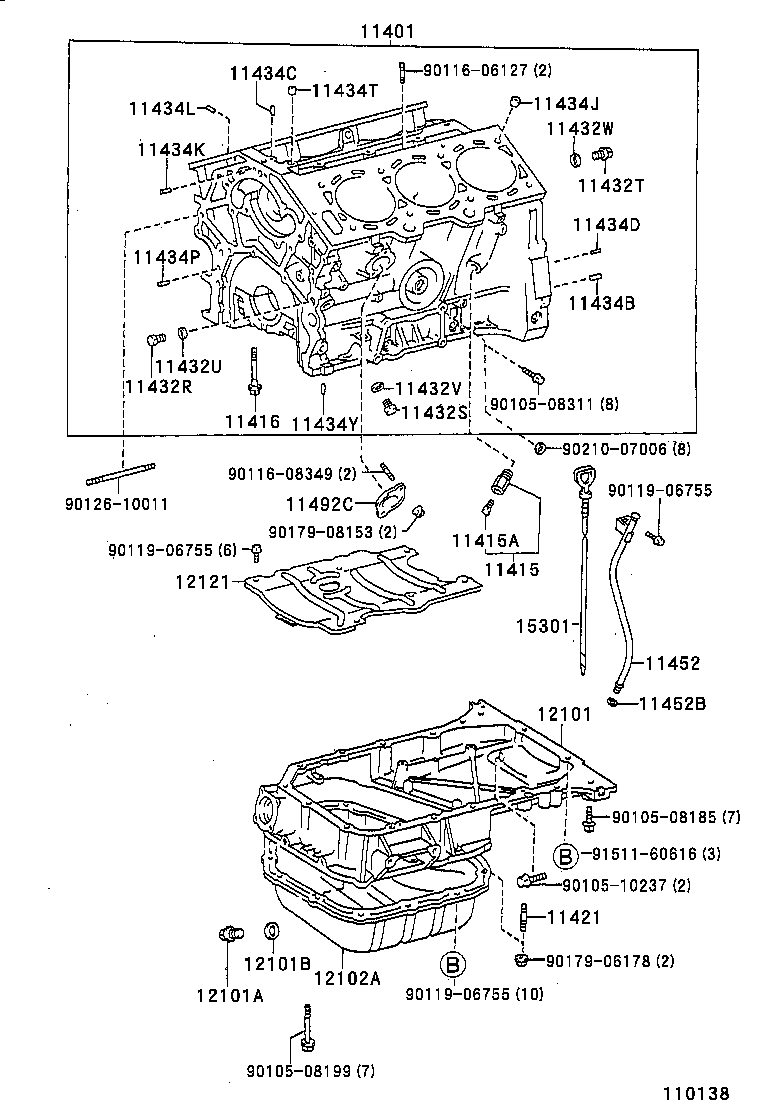  ES300 |  CYLINDER BLOCK