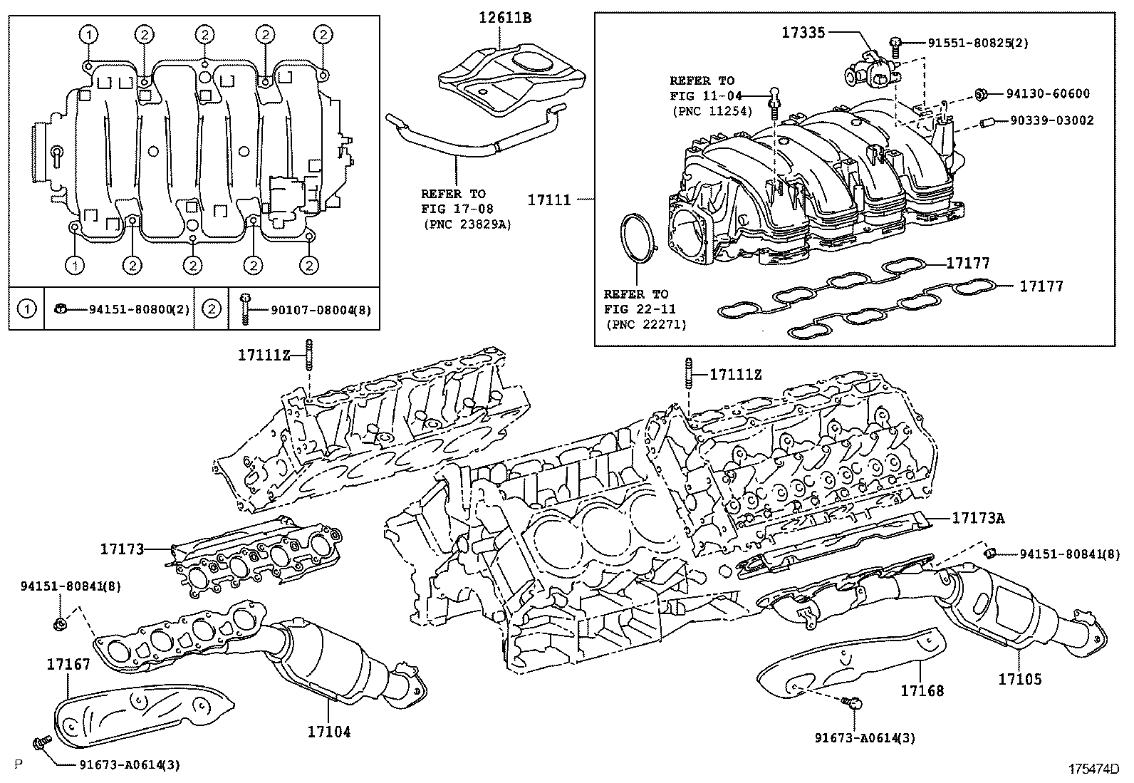  LS600HL |  MANIFOLD