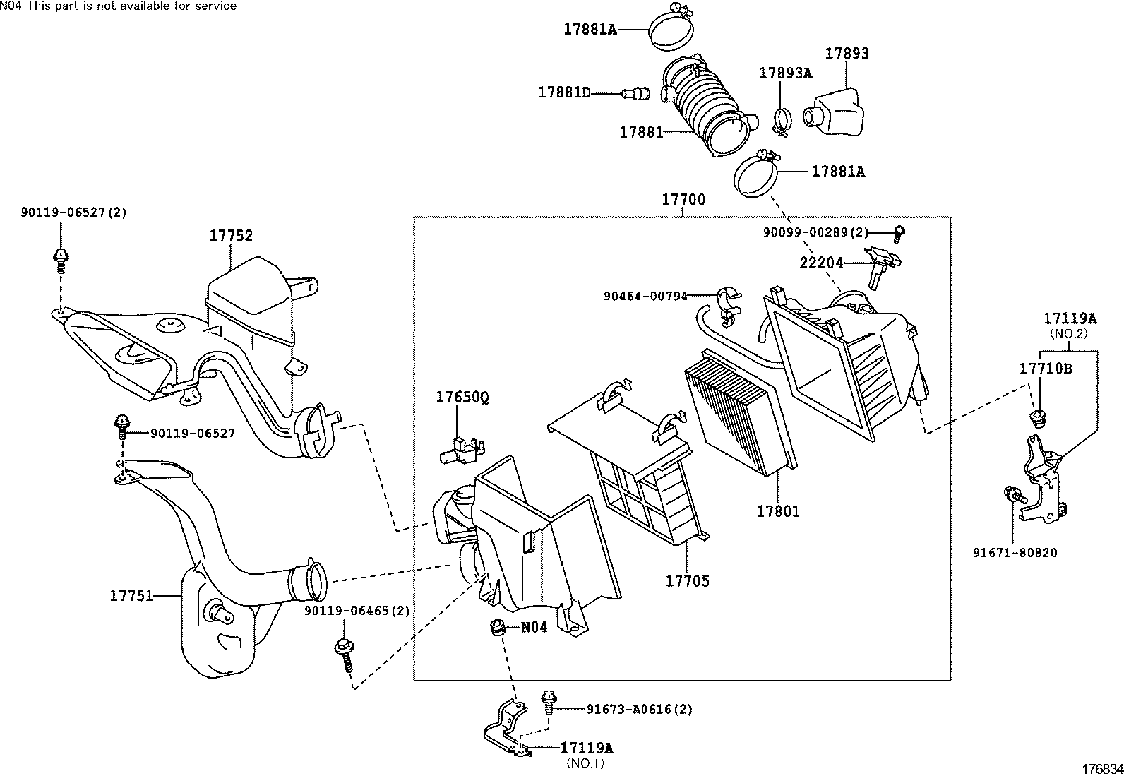  RX350 450H |  AIR CLEANER