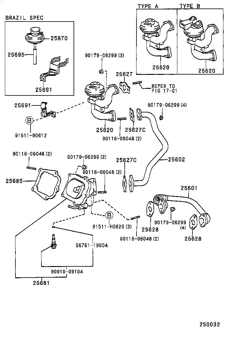  ES300 |  EXHAUST GAS RECIRCULATION SYSTEM