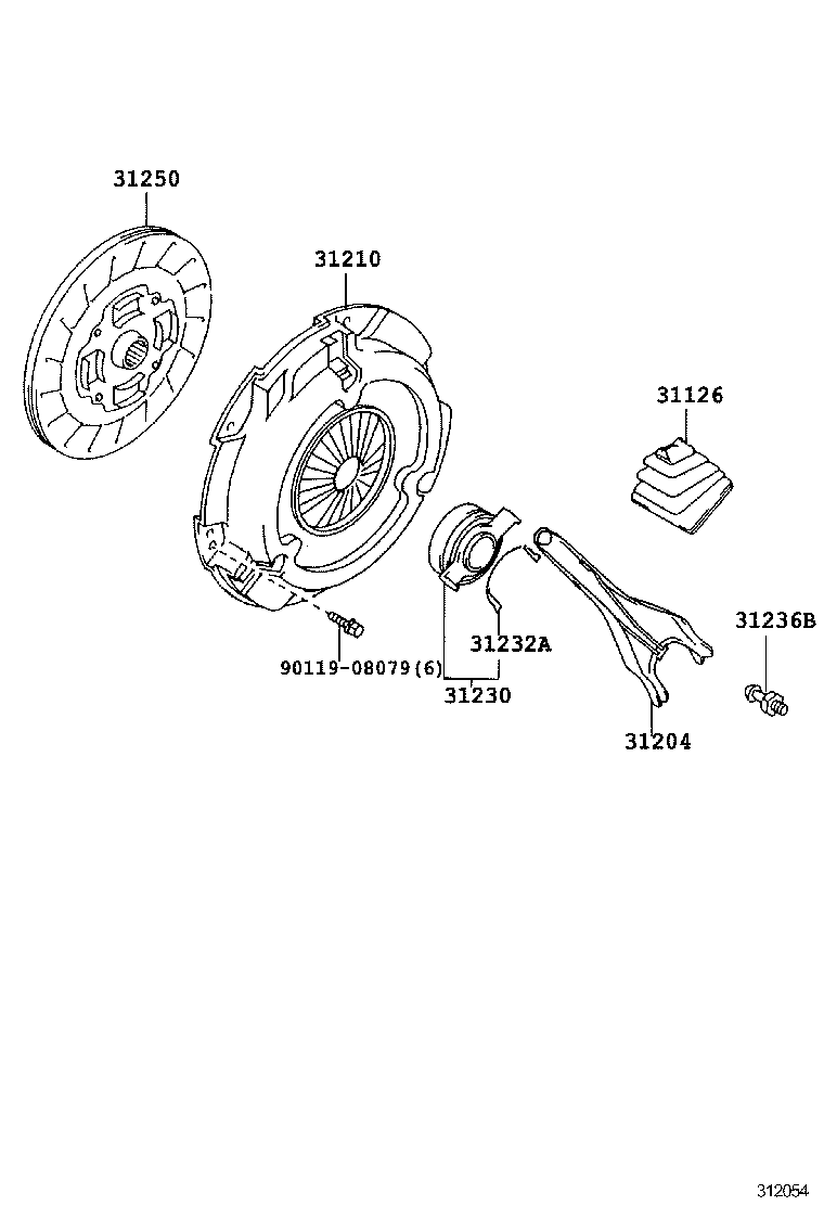  CAMRY NAP |  CLUTCH RELEASE FORK