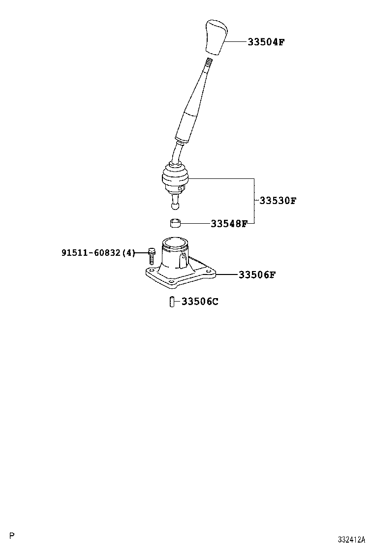  TACOMA |  SHIFT LEVER RETAINER